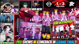 Valorant Streamers Reacts to PRX W Gaming Shows INSANE COMEBACK Against DFM in Asia Grand Final [upl. by Metsky]