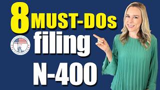 8 TIPS Filing N400 Online  Application for US Naturalization  US Citizenship [upl. by Krucik]