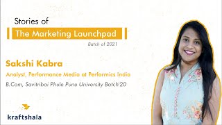 Sakshis Kraftshala Story  Marketing Launchpad Program [upl. by Driskill]