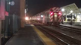 Metra Outbound Meets Inbound at Elgin [upl. by Yenhpad]