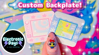 Installing a Custom Backplate on a Tamagotchi Connection 🌟❄️🎄 [upl. by Ahsekal]