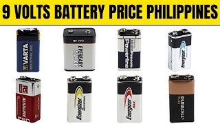 9 Volts Battery Price Philippines  Alkaline Battery Prices  RS PRO Energizer Duracell Eveready [upl. by Piggy897]