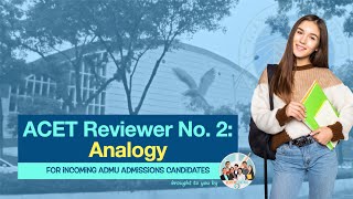 ACET Reviewer No 2 Analogy  reviewcentral acet admu freereviewer onebigfight [upl. by Sakmar]