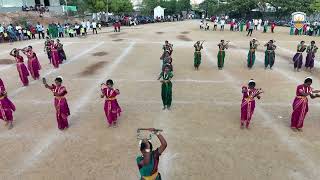 Lezim Dance  Nivedita school hospet [upl. by Hamil]