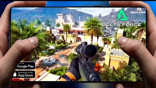 Delta Force Mobile Official Full Gameplay  60fps High Graphics  Ultra HD  CBT [upl. by Morissa]