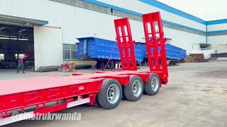 Heavy Duty Low Bed Truck Trailer [upl. by Atiuqal174]