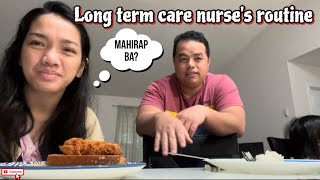 LONG TERM CARE NURSES ROUTINE  FILIPINO NURSE IN USA 🇵🇭🇺🇸 USRN [upl. by Dame]