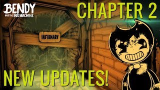 NEW ROOMS amp SECRETS Bendy amp the Ink Machine Chapter 2  Updates amp Changes [upl. by Supat]