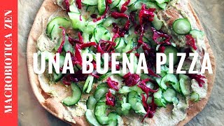 PIZZA VEGANA SIN GLUTEN  Receta Saludable Fácil y Rápida [upl. by Ikkim728]