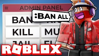 How to Make an ADVANCED ADMIN PANEL in ROBLOX [upl. by Garbers957]