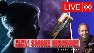 Handheld Smoke Machine Testing LIVE [upl. by Tarrsus232]