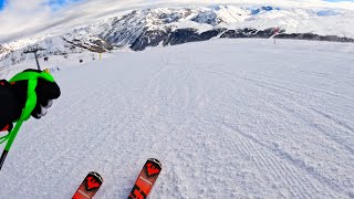 4K Skiing Italian Alps  Livigno  Fontanne Vetta  Rin  GO PRO HERO 11 [upl. by Neelloj]