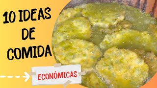 10 COMIDAS CASERAS MEXICANAS ECONÓMICASFABI ZEA [upl. by Ognimod]