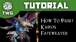 How To Paint Kairos Fateweaver Warhammer Tutorial [upl. by Aralomo]