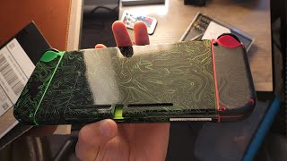 Nintendo switch Dbrand Damascus acid skin [upl. by Conger]