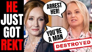 Woke Transgender Activist DESTROYED By JK Rowling  Police REFUSE To Arrest Her Over PRONOUNS [upl. by Kris798]