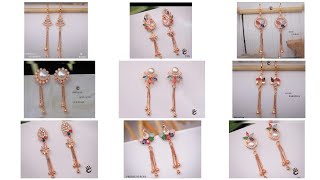 latest earrings design 2024  beautiful new earrings jewellery new video shorts youtubeshorts [upl. by Aihsitan]