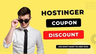 Hostinger Coupon Code 2024  Best Hostinger Discount Available [upl. by Airamesor]