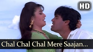 Chal Chal Chal Mere Sajan  Sunil Shetty  Raveena Tandon  Vinashak  Bollywood Songs  Viju Shah [upl. by Wightman407]