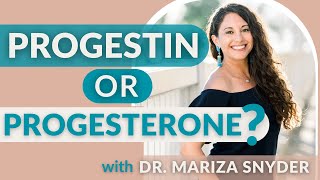 Should you take Progesterone or Progestin ps it matters [upl. by Karola]