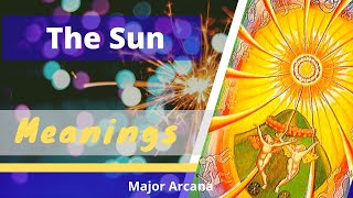 19 The Sun the Book of Thoth Tarot deck card meanings [upl. by Aiset468]