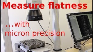 Automated flatness measurement for industry SURFACEINSPECT system  NOVACAM [upl. by Tolley954]