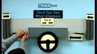 Trackace Guide Part 4  Adjusting Front Wheel Alignment Tracking  Adjusting the Toe Angle [upl. by Valdemar548]