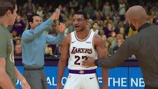 NBA 2K19 My Career Prelude EP 9  NBA Debut Lakers [upl. by Onivag510]