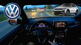 POV EVENING DRIVE  VW TRoc 15 TSI DSG 150PS RLine [upl. by Chisholm]