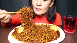 Eating Spicy Samyang Buldak Jajangmyeon Ramen Noodles ASMRMUKBANG RAMENCHALLENGE BULDAKRAMEN [upl. by Alrich]