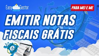 Como Emitir Nota Fiscal MEI no EMISSOR GRATUITO do Easygestor Online  ALTERNATIVA ao do SEBRAE [upl. by Ajar]