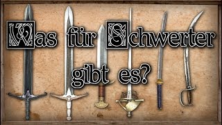 Was für Schwert arten gibt es  MittelalterFantasy [upl. by Yasdnyl332]