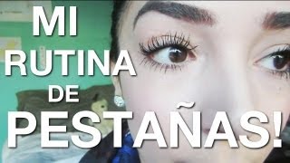 MI RUTINA DE PESTAÑAS [upl. by Anaet]