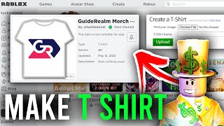 How To Make A T Shirt In Roblox Full Guide  Make Roblox T Shirt [upl. by Cavit612]