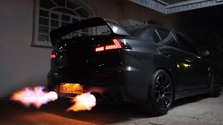 EVO X SST Rev and Backfire [upl. by Eleets]