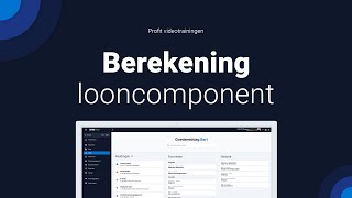 Berekening looncomponent [upl. by Adnovoj]