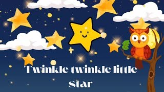 Twinkle twinkle little star how I wonder what you aretwinkle twinkle nursery rhymes [upl. by Haleak]