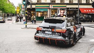 Jon Olsson’s Audi RS6 DTM – most sought after car in the history of Uber Stockholm [upl. by Eneluj]