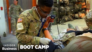 How Army Medics Are Trained To Save Lives In Combat  Boot Camp  Insider Business [upl. by Felicle]