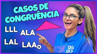 CASOS DE CONGRUÊNCIA DE TRIÂNGULOS [upl. by Singer]