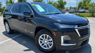 2022 Chevrolet Traverse LS POV Test Drive amp Review [upl. by Nosaes12]