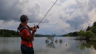 Bass Fishing Cherokee Lake [upl. by Leonelle]