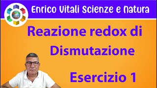 Reazione di dismutazione Esempio 1 [upl. by Anasiul]