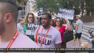 Rally calls on UPMC to pay what they owe [upl. by Revell902]