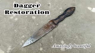 Dagger Restoration  Knife Making [upl. by Retluoc]