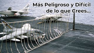 ¿Cómo es un Aterrizaje de Emergencia en Portaaviones [upl. by Mena]