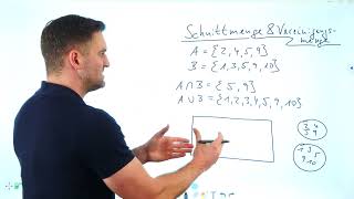 Schnittmenge amp Vereinigungsmenge plus Venn Diagramm  Mathe by Daniel Jung [upl. by Wilhide]