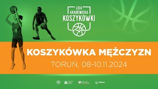 Liga Akademicka AZS  Toruń  Koszykówka M  PWr Wrocław  PK Koszalin [upl. by Alaik]