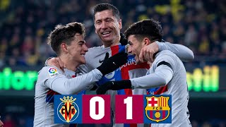 VILLARREAL 01 BARÇA  LALIGA 202223 MD21 [upl. by Nylzor284]