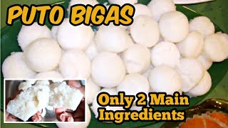 Putong Bigas recipe  No Blender Needed  2 Main Ingredients Only  Putong Calasiao [upl. by Rosanne]